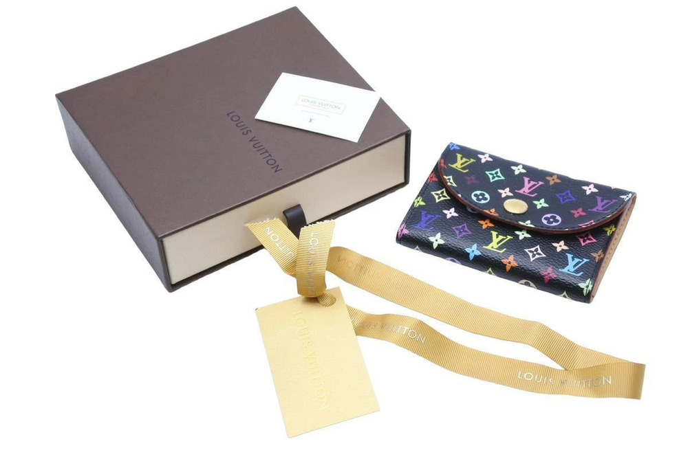 LOUIS VUITTON Envelope Case Wallet Carte de Visite Wallet Multicolor